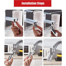 Adjustable faucet sprayer head.