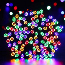 Colorful LED lights for celebrations.