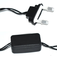 Festive LED lights, multiple colors.