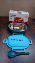Insulated Testy Stainless Steel Leakproof Lunch Box With Spoon (1 Set)